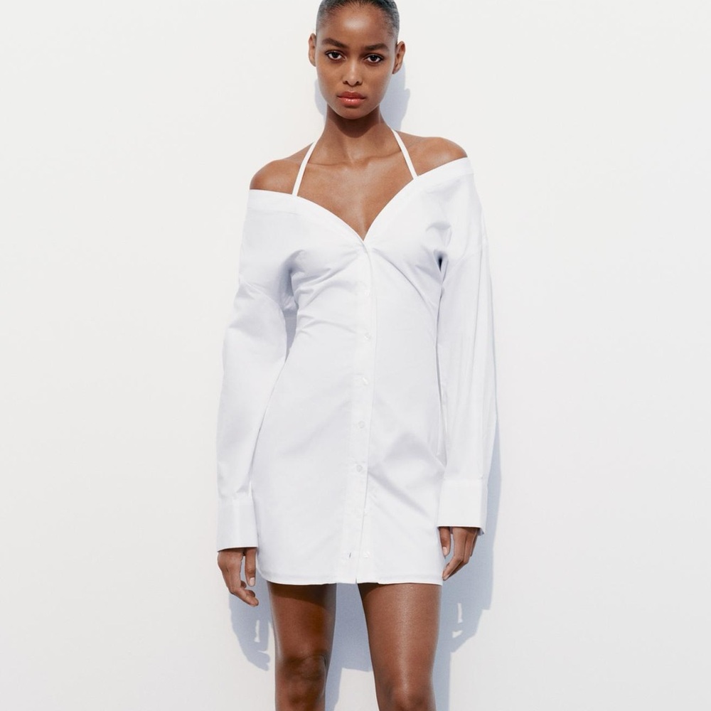 Zara white dress